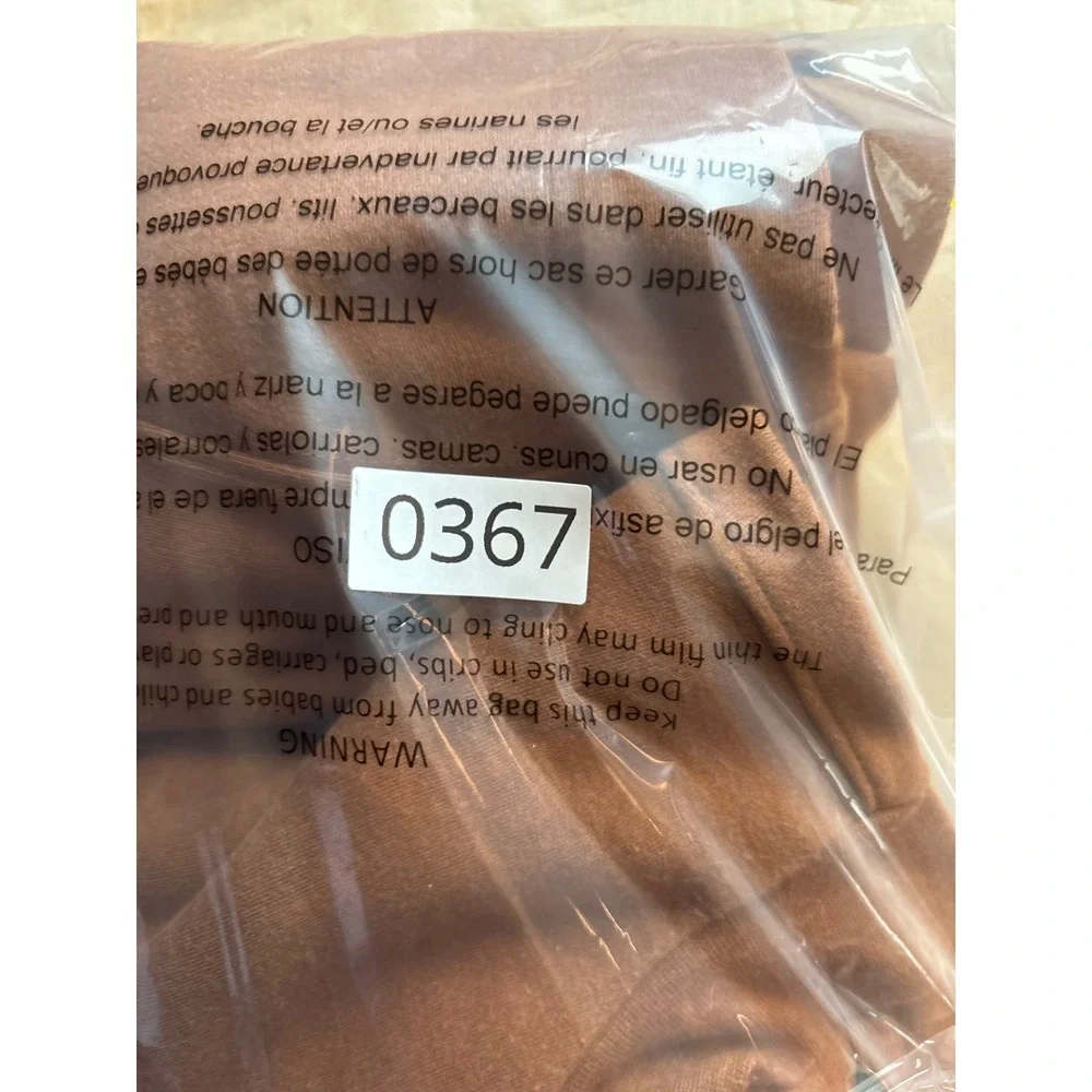 Orvis Mock Neck Shirt Mens XXL Brown Excellent Heathered Cotton Blend LS